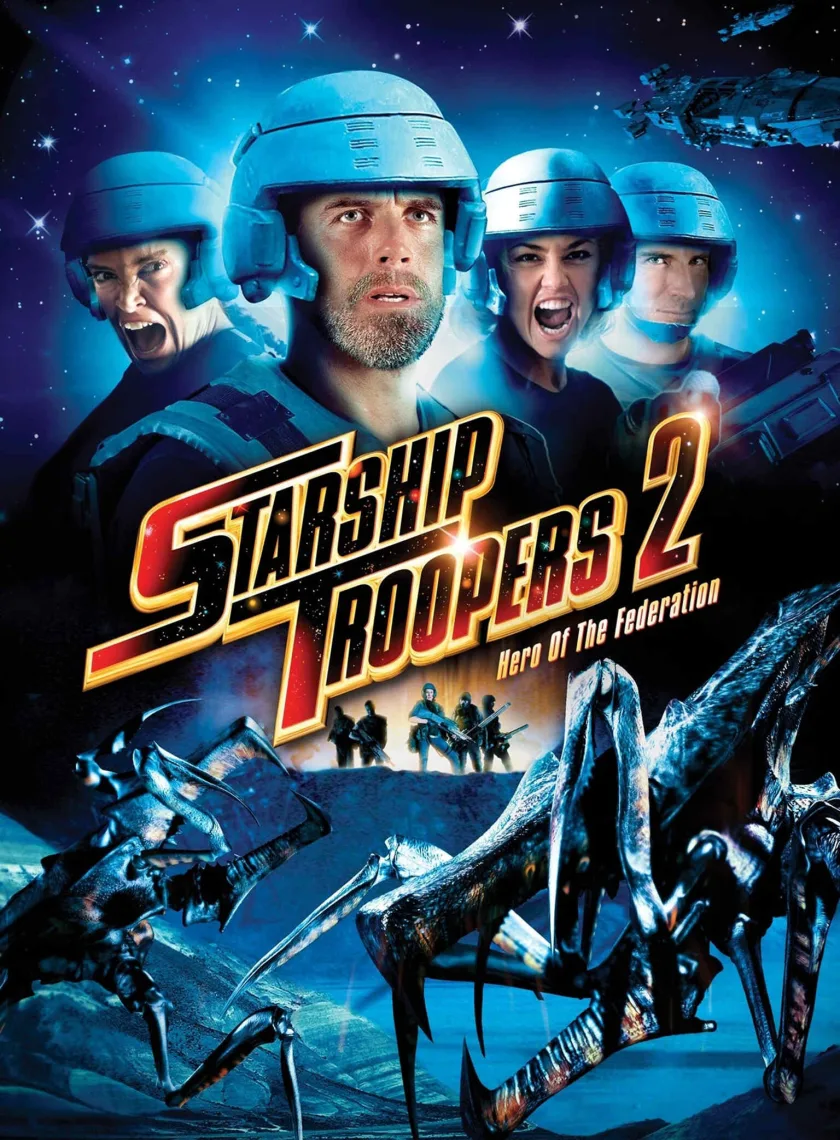 Starship Troopers 2 - Hero of the Federation (2004) (Hindi + English) Dual Audio Hollywood Movie BluRay HD ESub